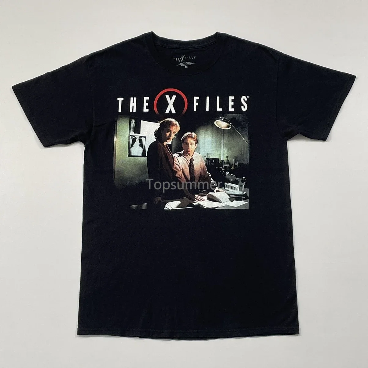 Men T Shirt The X Files Series Movie Tee Tshirt Black Rare 80S 90S Y2K