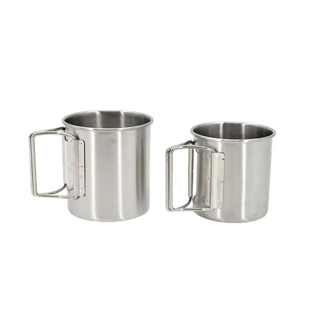 

Cups Stainless Steel Mug Tourist Mug Coffee Mugs Drink Cup Camping Cup Drinking Water Cup Picnic Utensils Outdoor Tableware