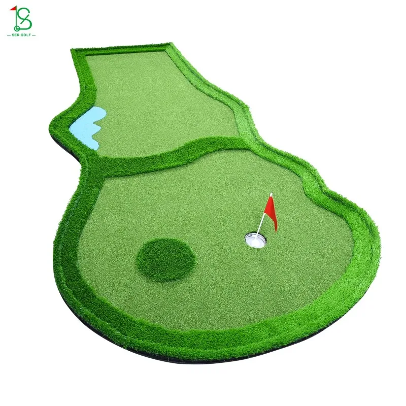 

Factory Custom Golf Putting Green 5x10ft Professional Large Golf Putting Mat for Indoor Outdoor Golf Game Practice Equipment