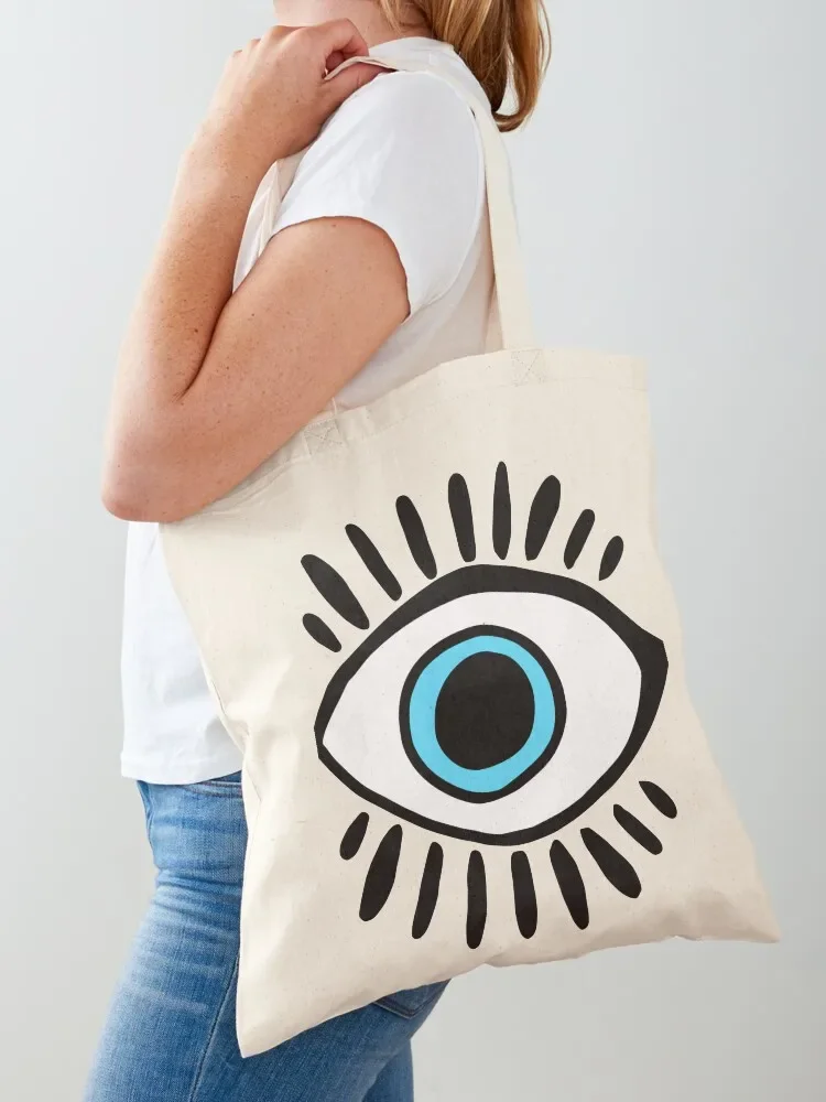 

Blue Eye Tote Bag tote bags aesthetic cute tote bag Women's shopping bag