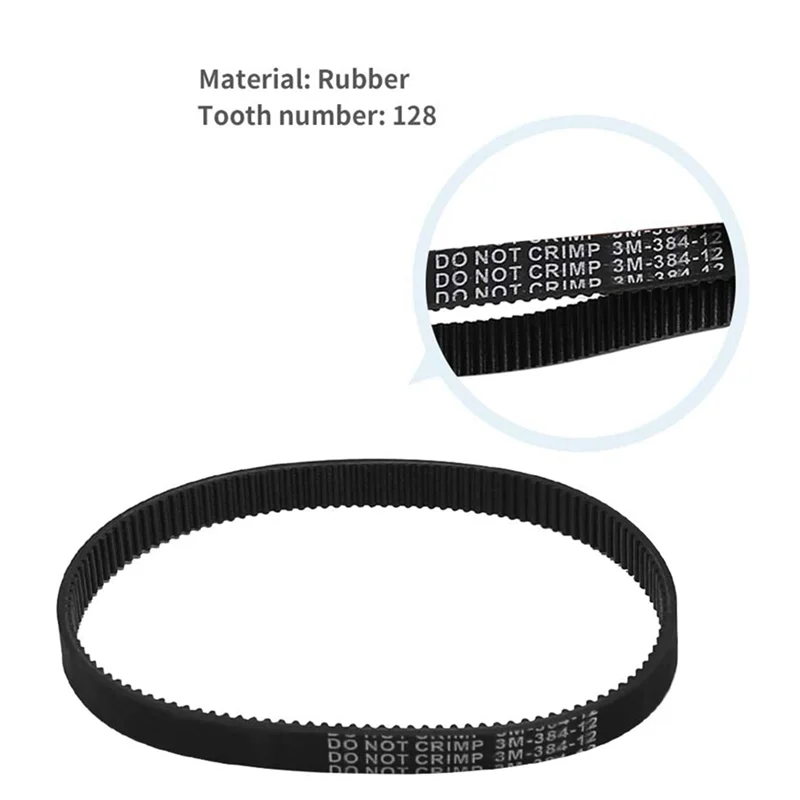 6Pcs 3M-384-12 sabuk berkendara untuk sepeda listrik e-sepeda skuter sepeda motor