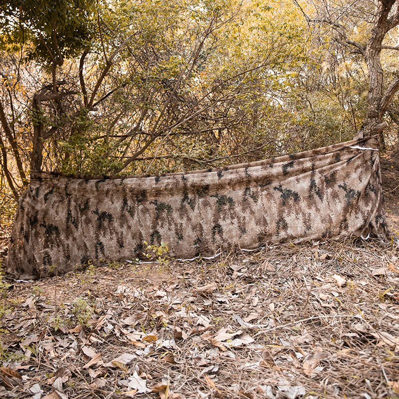 300D Super Maple2.0 Single Camouflage Mesh Stoff Tuch Schattennetz Camo Net Gartenzaun Dekoration Schatten 1,5 m breite Markisenabdeckung – Detail 24