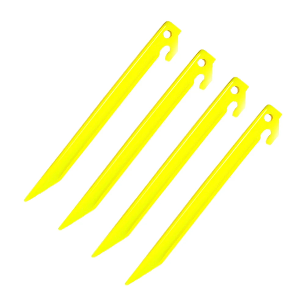 

4 Pcs Ground Tent Anchor Anchor Nails ABS Stakes Ground Pegs Heavy Duty Durable Tent Accessory Windproof Outdoor