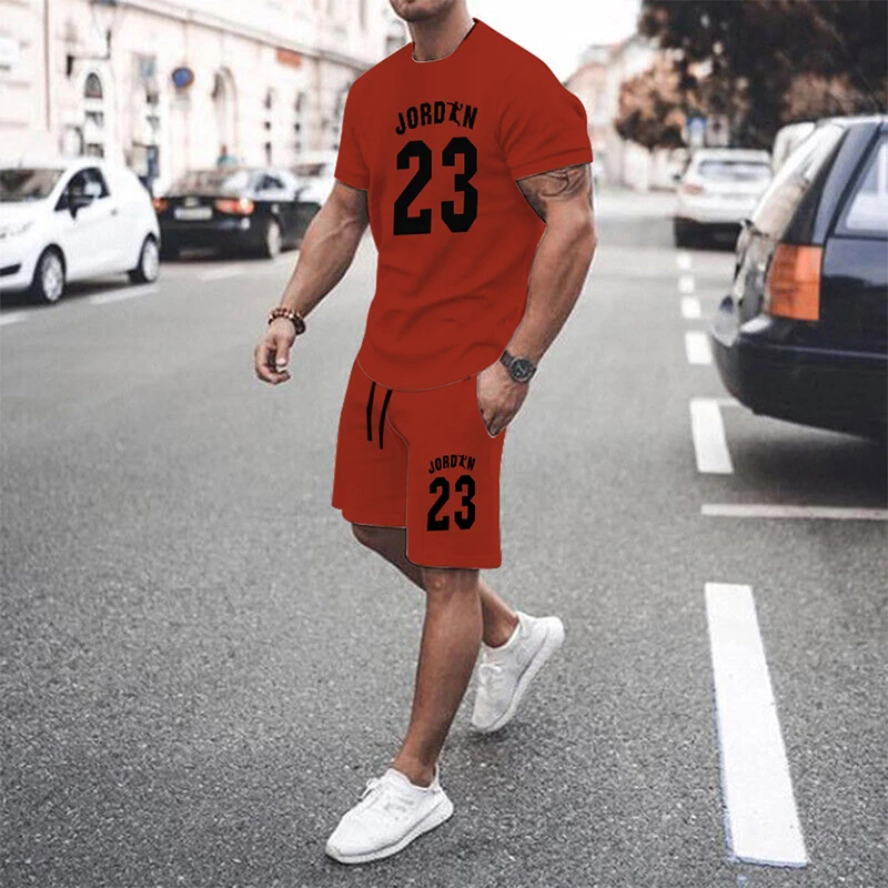 2024 Summer Men\'s Summer Mesh Hip Hop Basketball Casual T-shirt 3D Printed Men\'s Personalized Sportswear Street Shorts