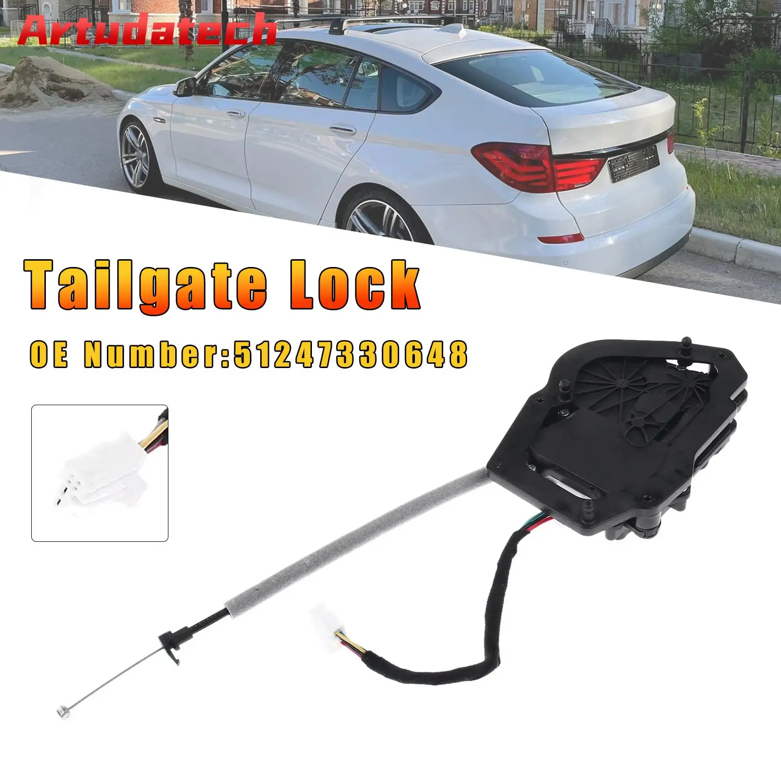 

Artudatech Tailgate Lock Trunk Lock 51247330648 For BMW 5 Series GT F07 hatchback