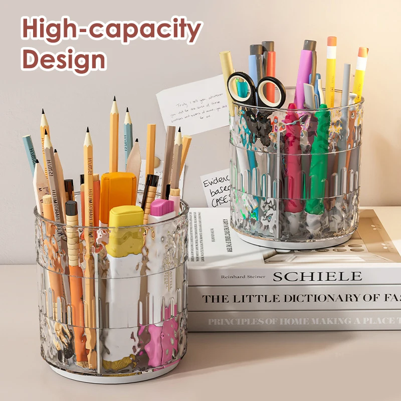 1 ชิ้น 360 °   ที่วางแปรงแต่งหน้าแบบหมุนได้ กล่องเก็บเครื่องสำอางสุดหรู ที่ใส่ลิปสติก ดินสอเขียนคิ้ว ที่ใส่อุปกรณ์เครื่องเขียน กล่องเก็บอายแชโดว์