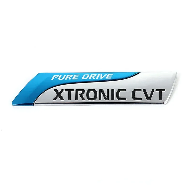 XTRONIC CVT Logo Car Styling 3D Metal Emblem Car Body Badge Sticker for Nissan Almera Sylphy Altima Sentra Qashqai Terra