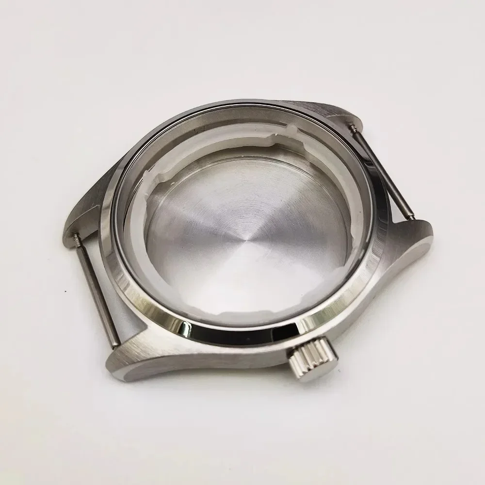 Nh35 40mm capa de caixa de relógio de aço inoxidável para nh35 nh36 movimento de relógio nh35 caso para 33.5mm dial modificação peças de reparo