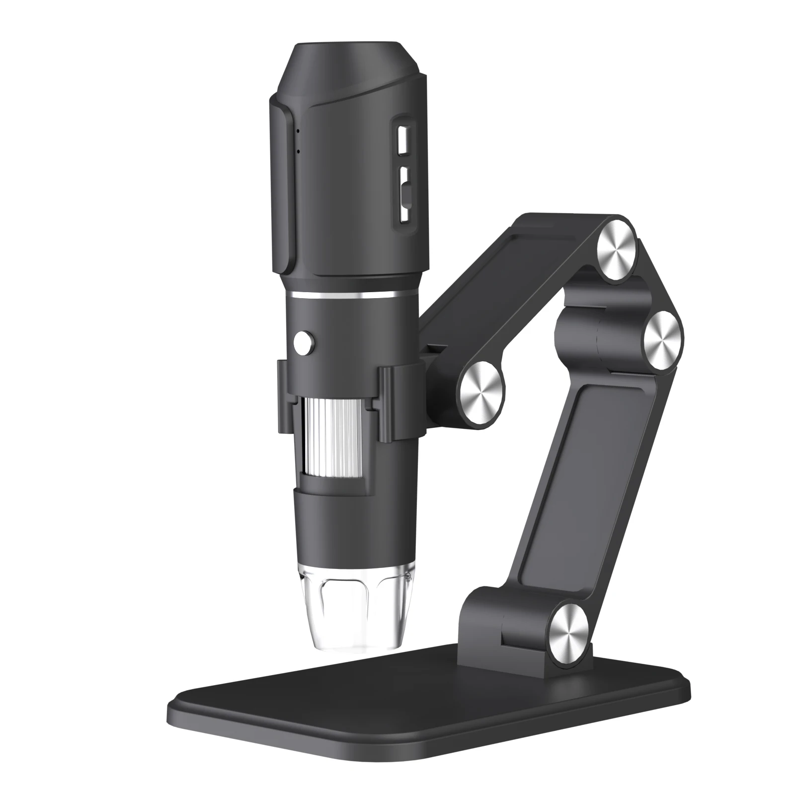 Wifi Digital Microscope 50X-1600X HD Electronic Microscopes  With Adjustable Stand 8LED Compatible with Android/iOS For Repair.