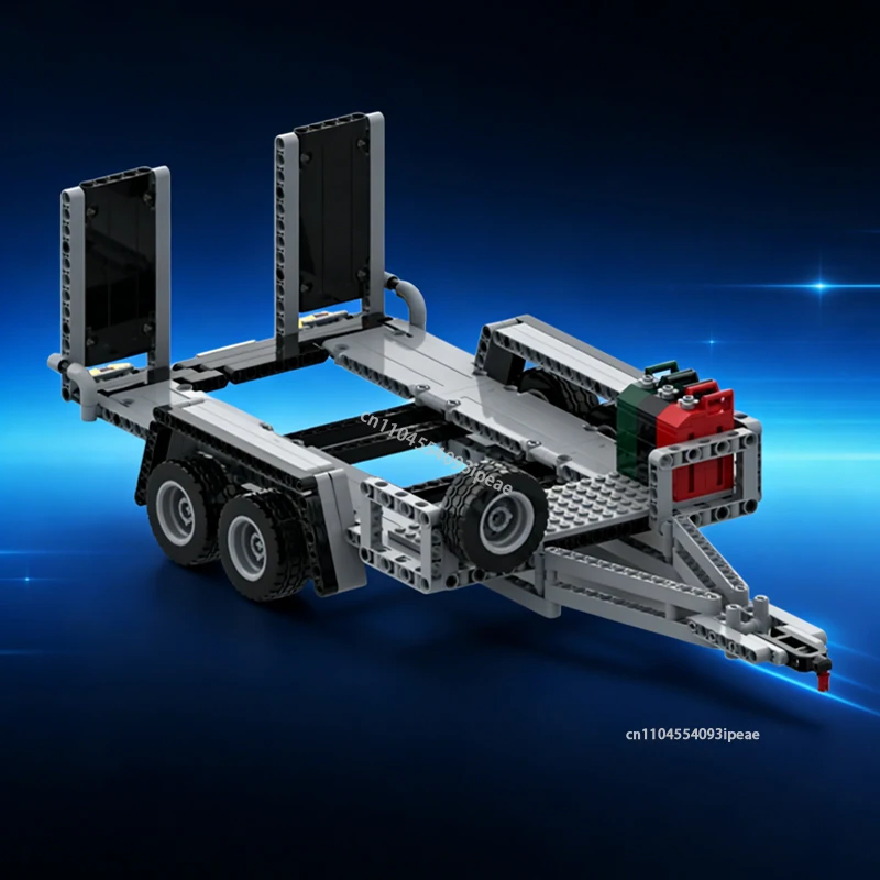 Hot Trailer Moc for 42110 Creative Off-Road Trailer Building Block DIY Bricks Toy Boy Gifts Suitable for car upgrade enthusiasts view 6