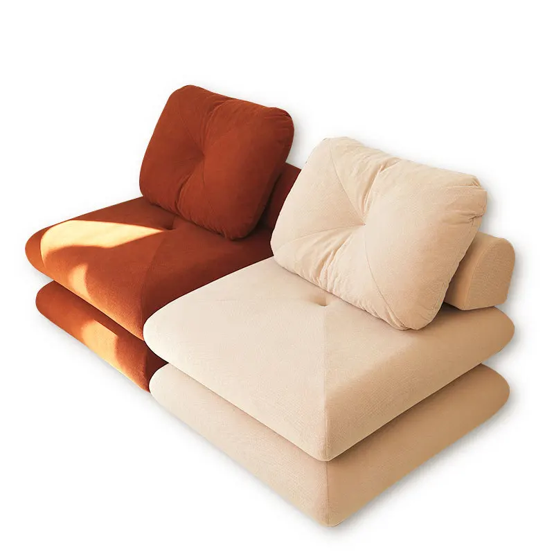 #Cross-border hot-selling simple folding single sponge sofa bed balcony leisure sofa chair removable and washable lazy sofa