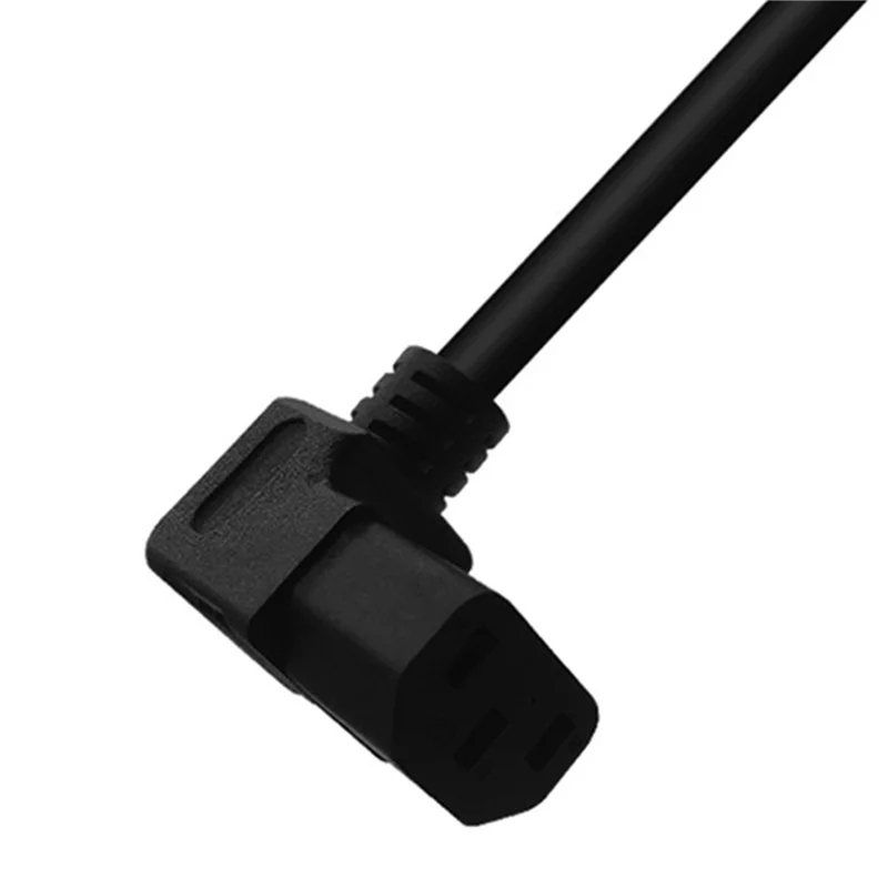 【NEW LISTING】2X EU PDU AC Power Cord,European 3Pin Male Plug To IEC 320 C13 UP Angled Power Adapter Cable For Wall Mount TV(EU P