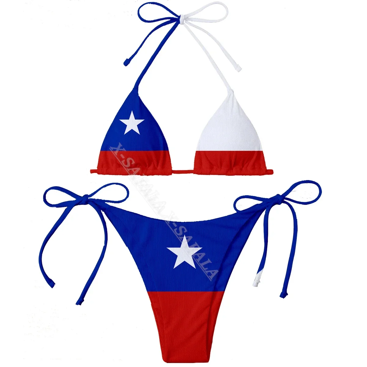 America Country  Argentina Chile Columbia Cuba Flag 3D Print Women Micro Bikini Set Summer Beachwear Sexy Beach Bathing Suits