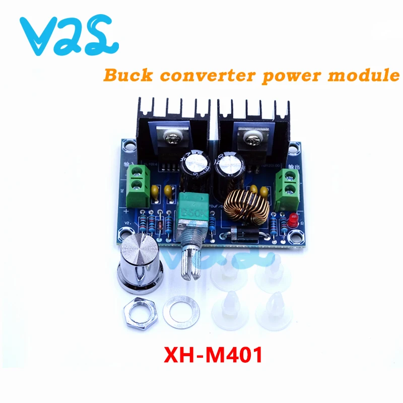 XH-M401 DC-DC Step Down Buck Converter Power Supply Module XL4016E1 PWM Adjustable 4-40V To 1.25-36V Step Down Board 8A 200W
