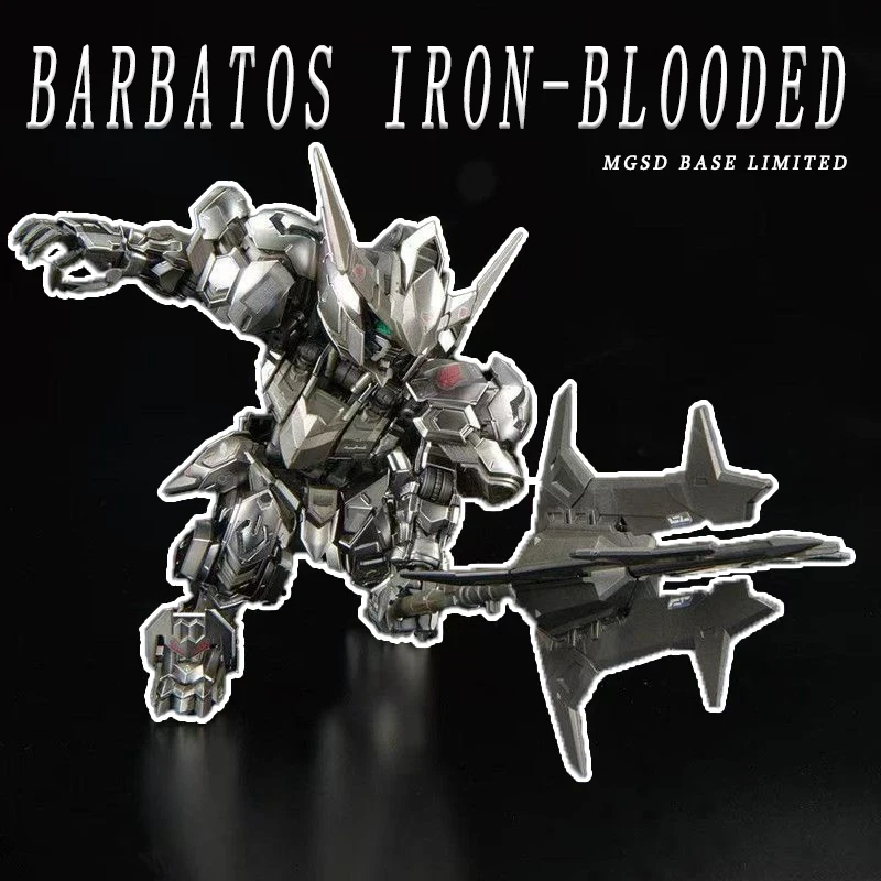 GAOGAO MGSD Base limitada Barbatos revestimiento de sangre de hierro Kit de modelo de ensamblaje figura de acción articulada juguete para niño regalos coleccionables
