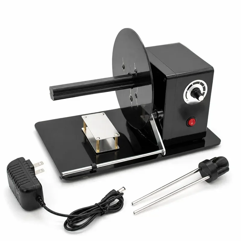 Mini Electric Label Rewinder Desktop Small Winding Machine Automatic Sticker Roll Coreless Spooler for Thermal Printer