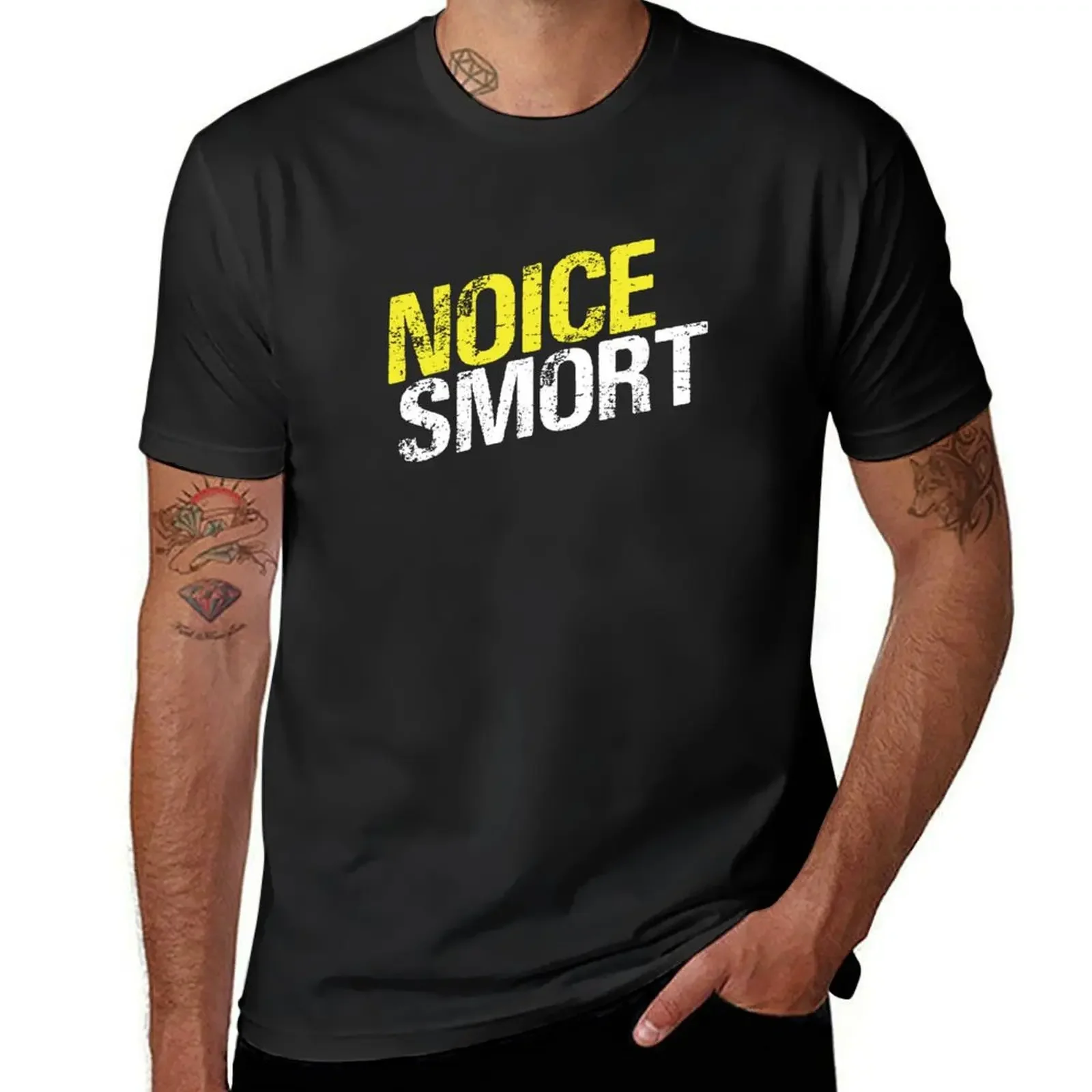 Noice Smort T-Shirt sports fans blacks basketball graphic tees t shirt men