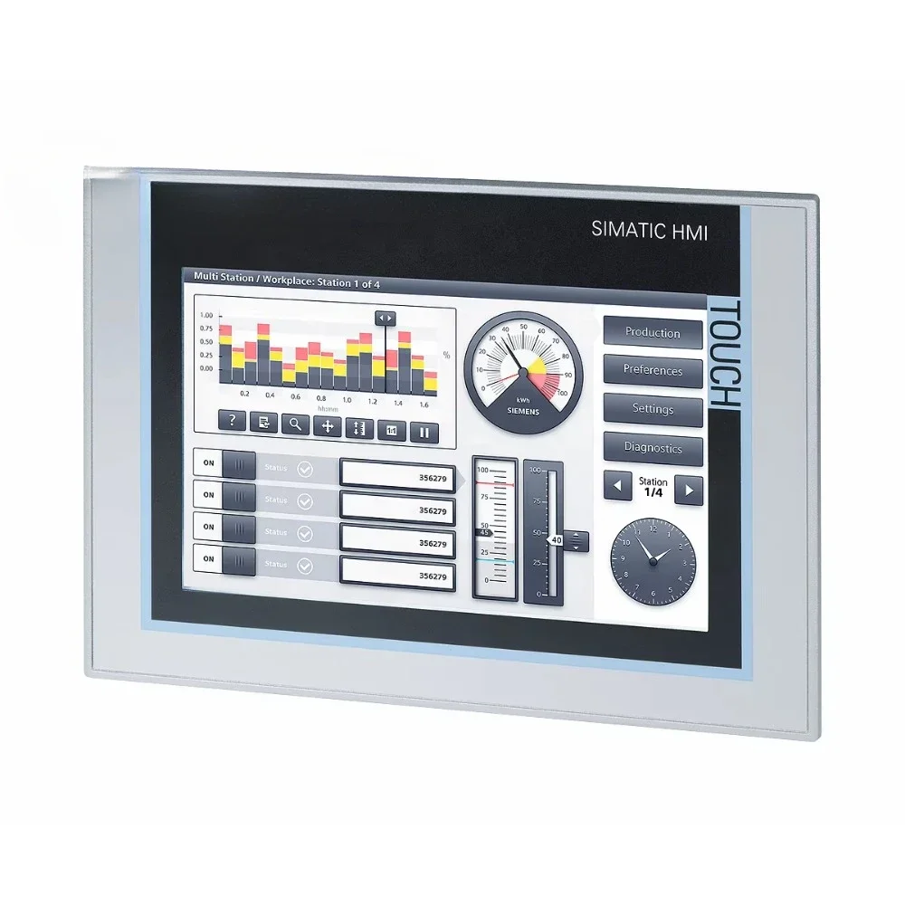 

Original Sieme HMI 9" widescreen TFT display touch screen TP900 Comfort Panels 6AV2124-0JC01-0AX0