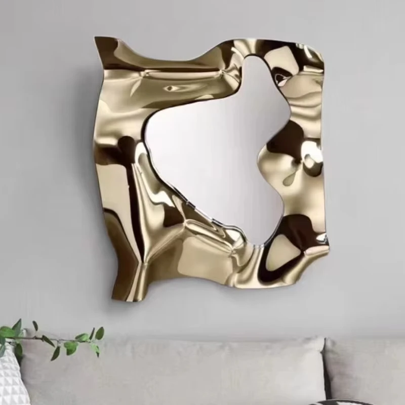 Large, Decorative Simple Mirror Wall Bedroom Makeup Home Decoration Art Modern Direct Home Decoration