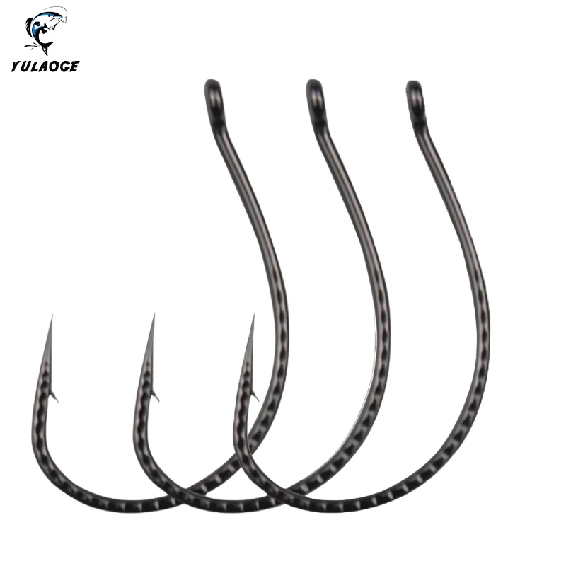 

20PCS/bag fish hooks Soft insect hook Longlin strengthens fish hook Offset Wacky Hooks mandarin fish bass single hook Sharp