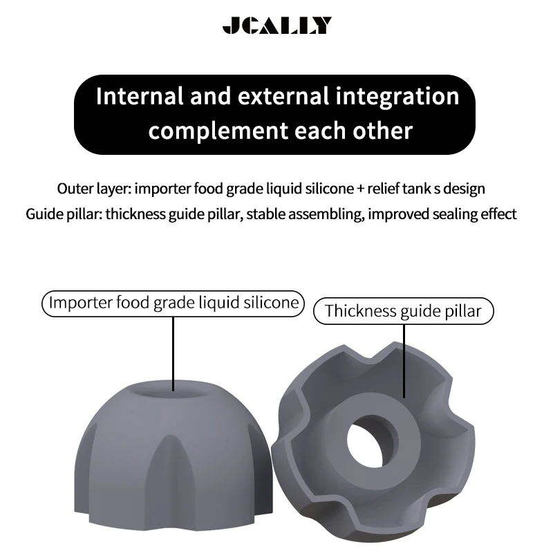JCALLY EM05 تخفيف الضغط سيليكون غطاء للأذنين نصائح الأذن مناسبة ل 4-6 مللي متر دليل عمود في الأذن سماعة اكسسوارات KZ TRN CCA