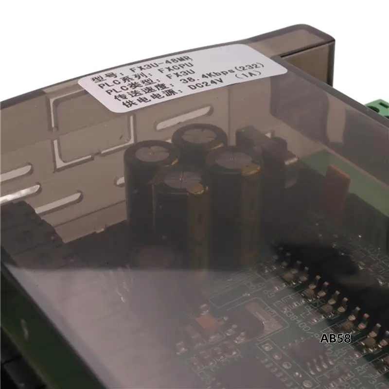 5X FX3U 48MR RS485 RTC (Real Time Clock) 24 Input 24 Relay Output 6 Analog Input 2 Analog Output Plc Controller