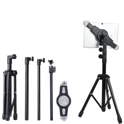 Foldable Floor Tablet Tripod Stand Mount for IPad Samsung Lenovo Huawei Xiaomi Universal 7 - 14 Inch Tablet Holer 360 Rotating