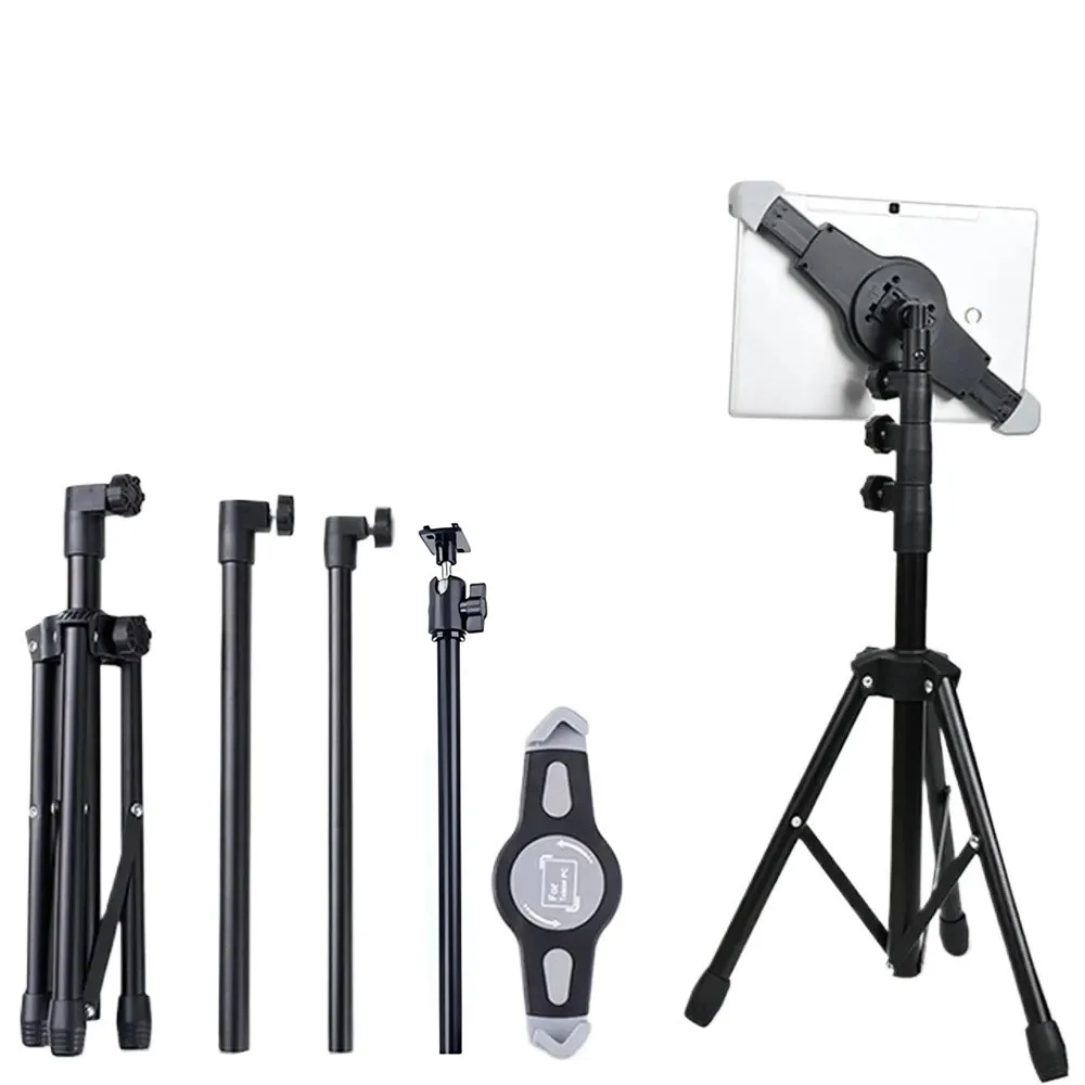 Foldable Floor Tablet Tripod Stand Mount for iPad Samsung Lenovo Huawei Xiaomi Universal 7 - 15 Inch Tablet Holer 360 Rotating