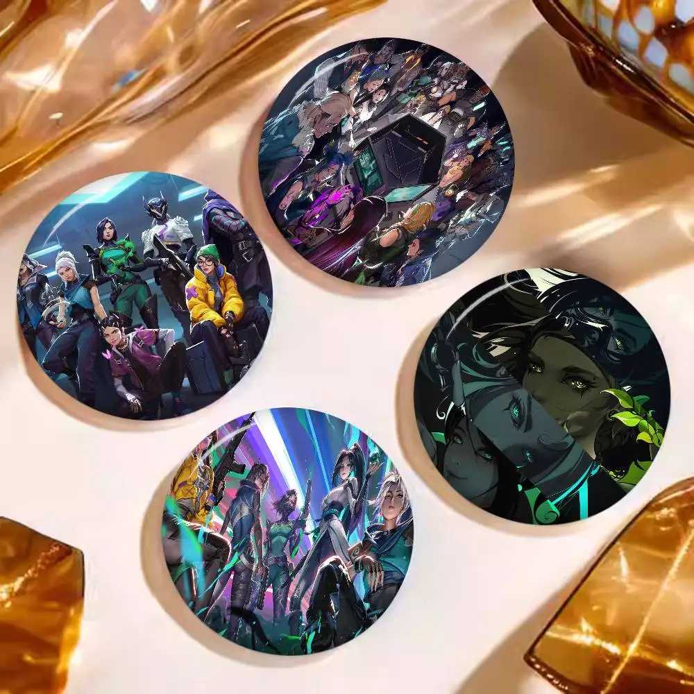 Valorant Series Game 58mm Animals Funny Brooches Badge Backpack Clothes Gift Accessory