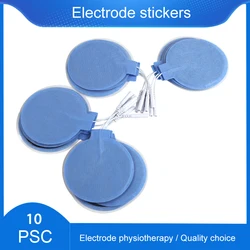 10pcs Silicone Gel EMS Electrode PadsTens Electrodes Digital Acupuncture Nerve Muscle Stimulator Physiotherapy TENS Pads