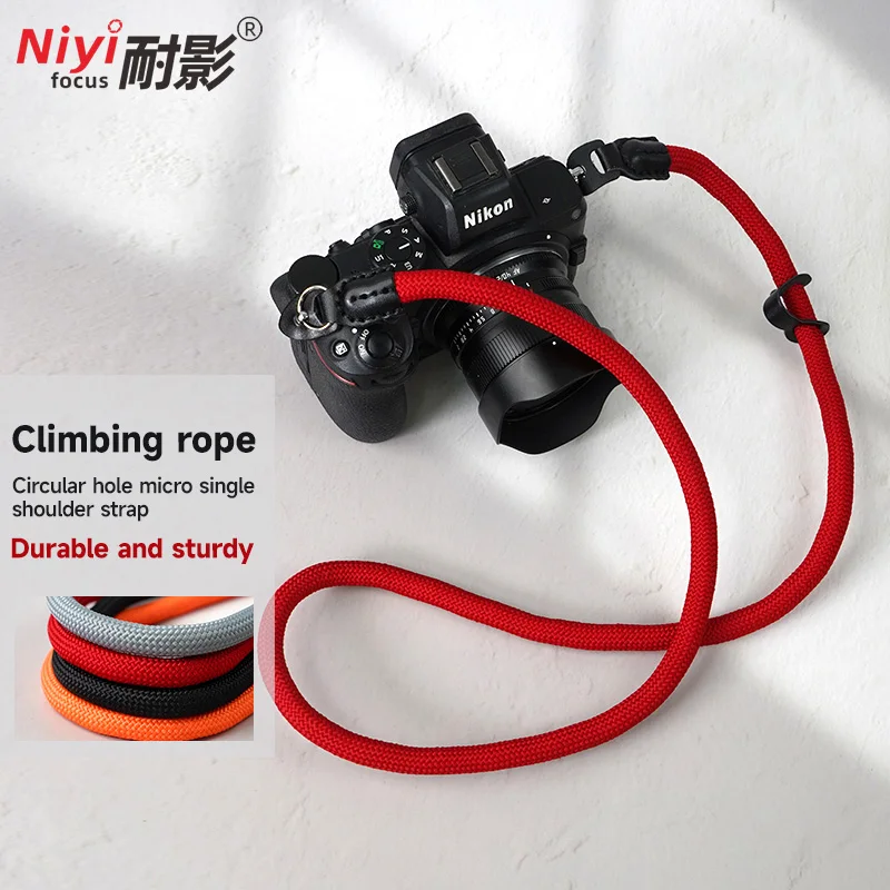 

Camera Strap Nylon Rope Sling Quick Release Camera Wrist Strap for Fujifilm Sony circular hole mirrorless cameras accessories