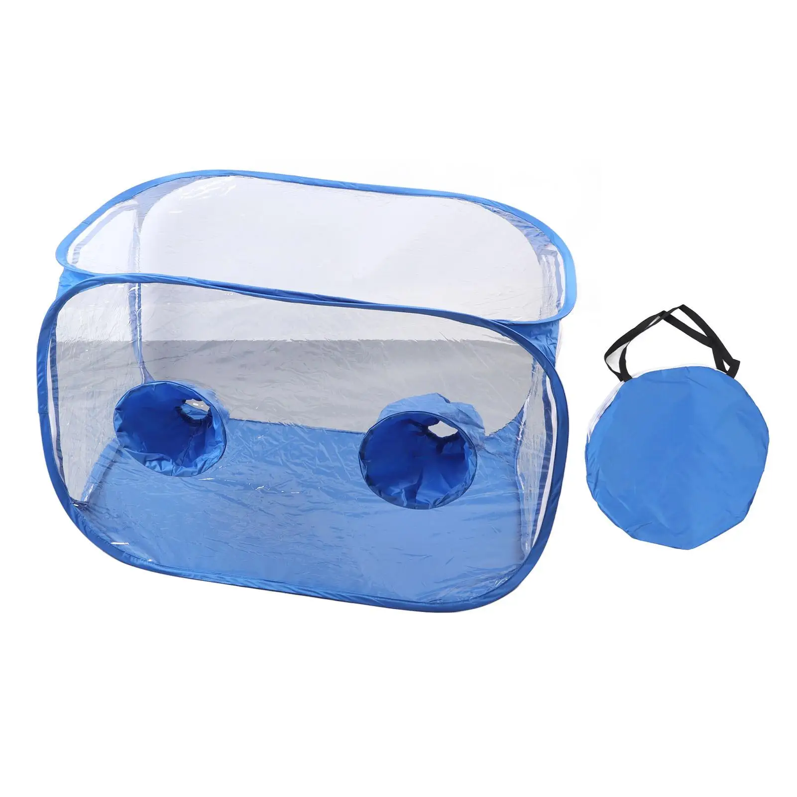 

Portable Foldable PVC Mushroom Grow Tent with Dual Arm Ports for Research and for study