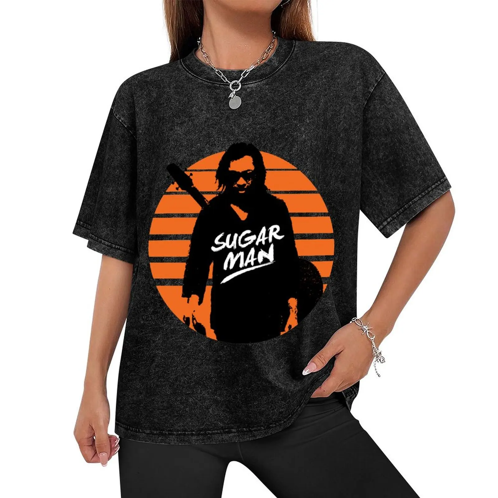 Sixto Rodriguez - Sugar Man T-Shirt Aesthetic clothing oversized t shirt animal prinfor boys Men's clothing