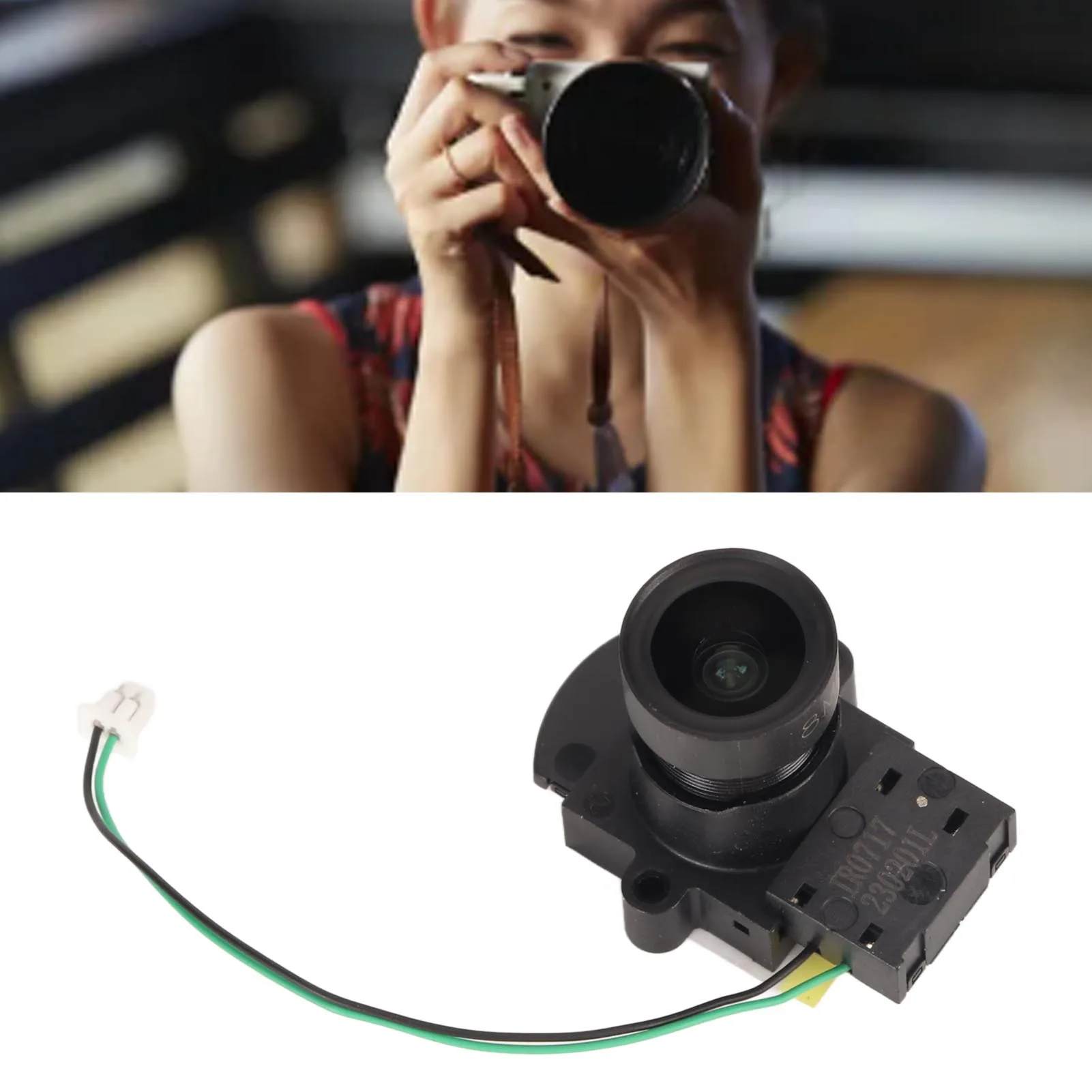 컬러 복원 범용 고정 초점 렌즈, 보안 카메라 프라임 렌즈, 고정 초점 렌즈, 8MP HD 카메라 렌즈, 4mm F1.0