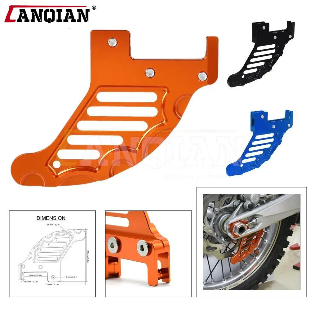 For 450SX 450XC 450 XC SX SX-F EXCR XCRW EXC MXC XCW XC-W XCF XC-F SXS-F Motorcycle CNC Autobike Rear Brake Disc Guard Potector