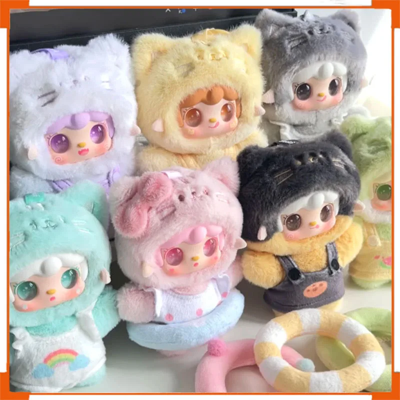 

Authentic Yooki Summer Party Blind Box Plush Doll Bag Charm Cat Design Birthday Gift For Women Trendy Toy Collectible