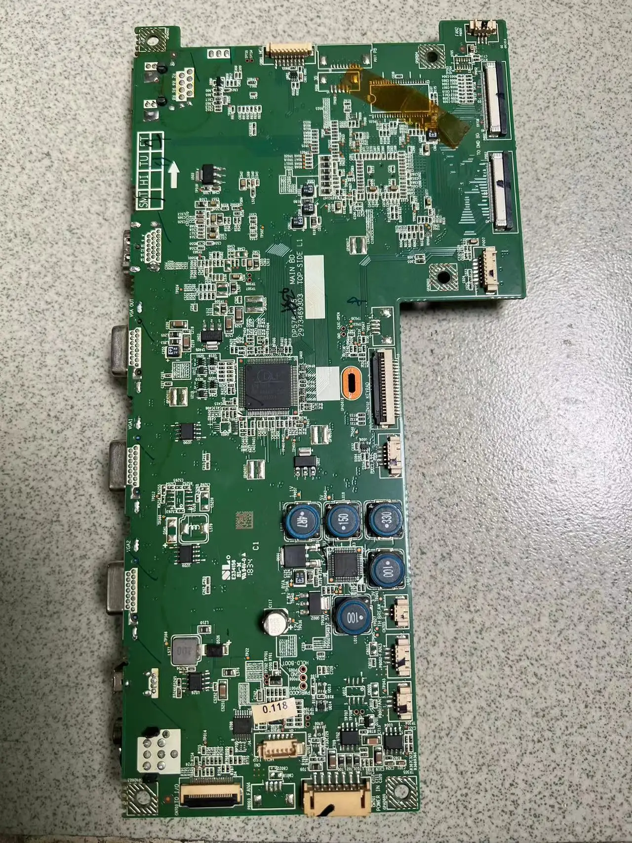 Замена AWO для материнской платы проектора VIVITEK DW882ST/цветное колесо/ 5811119566   DMD-чип и линза