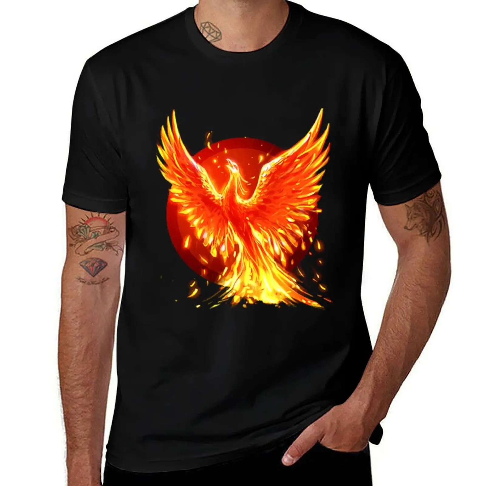 Phoenix T-Shirt Plus Size Outdoor Casual Top