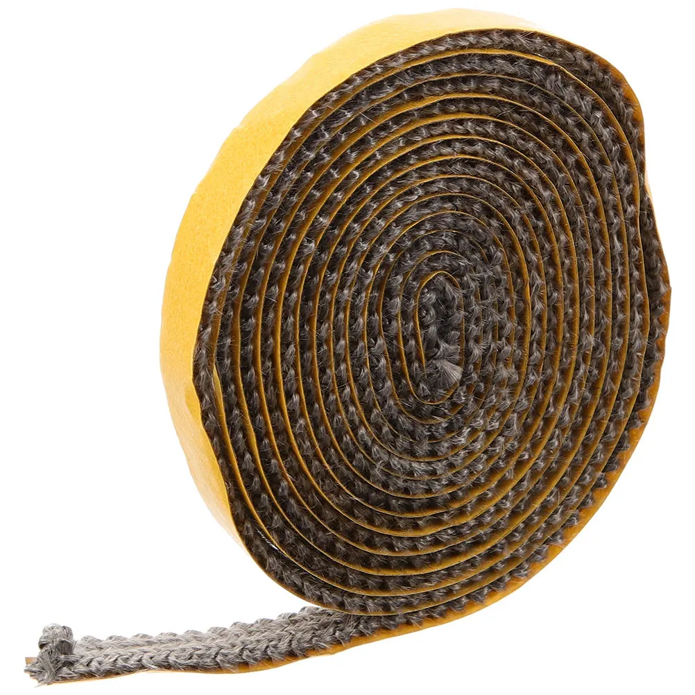 

Stove Gasket Leak Proof Sealing Fireplace Tape Glass for Wood Burner Fiber Fiberglass Replacement Heat-resistant Door