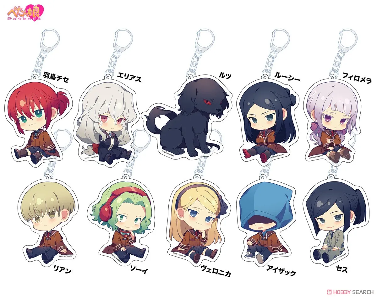 Брелок-chise-hatori-Элиас-Эйнсворт-kawaii-аниме-древний-волшебный-Невеста-акриловый-брелок-Декор-Орнамент-Аксессуары-подарок