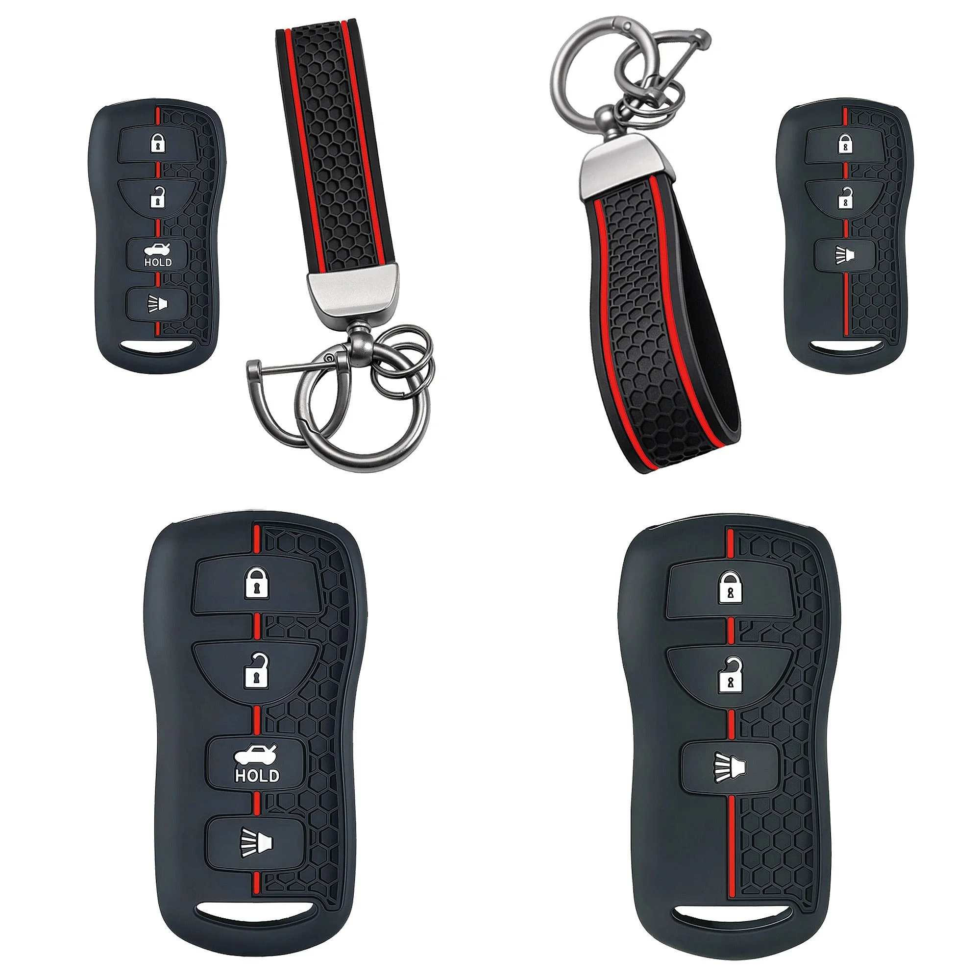 For Nissan X-trail T30 Murano Altima Sentra Infiniti FX35 QX56 JA60 Silicone Car Key Fob Cover