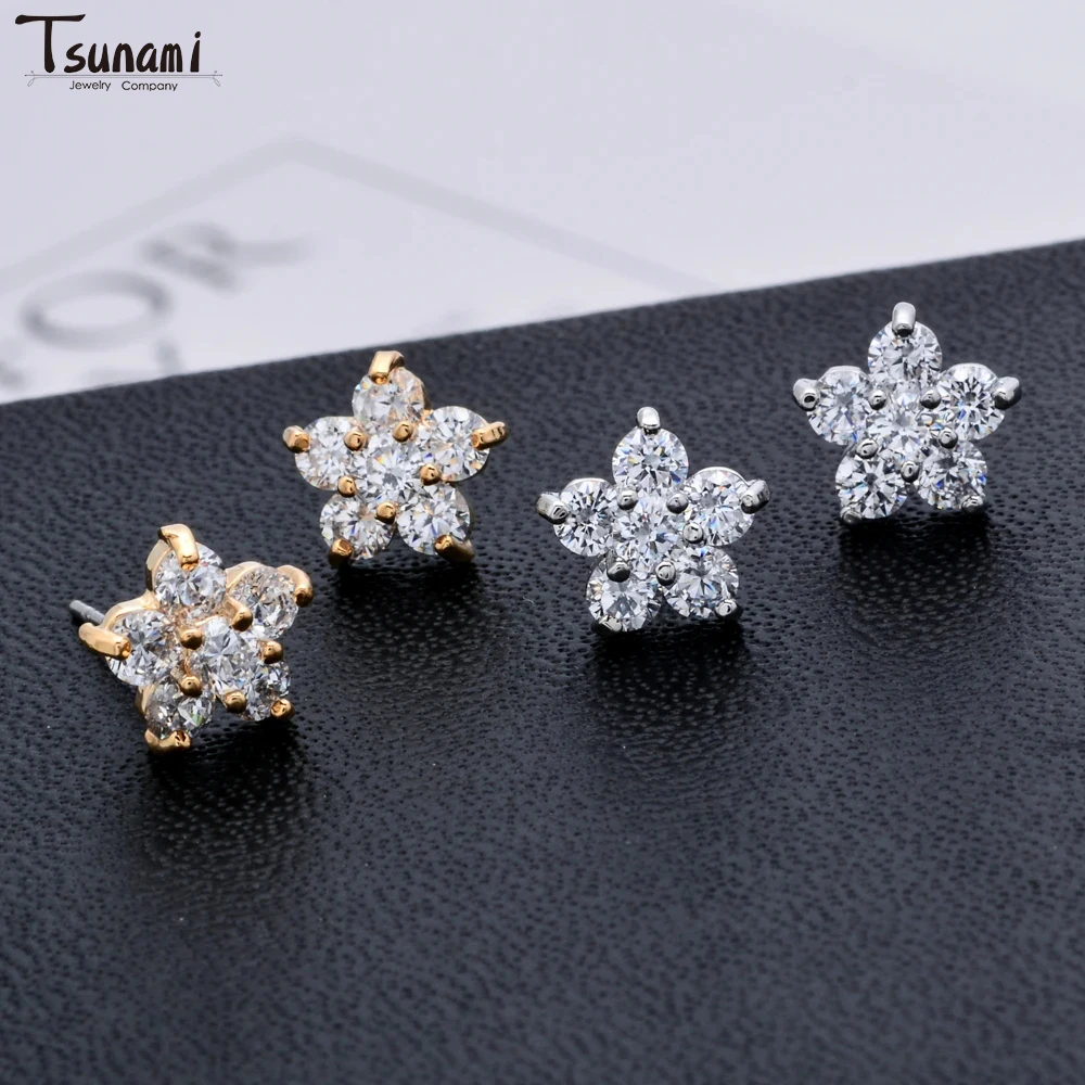 Daily Jewelry Zircon Earrings Women Cubic Zirconia Wedding Dress Collocation Jewelry Accessories Valentine's Day Birthday Gifts