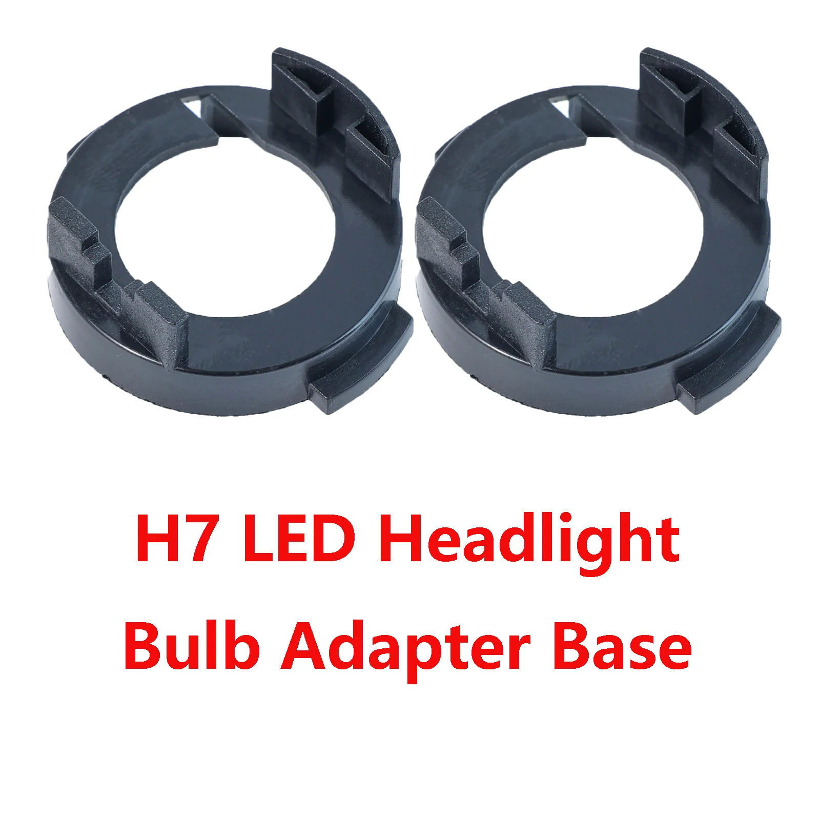 2X Bulb Adapter For Hyundai Azera Tucson Elantra ix35 H7 Car LED Headlight Base Retainer Headlamp Socket Holder Black Clip