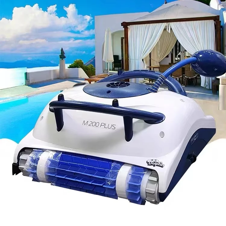 swimming pool Dolphin M200 PLUS automatic sewage su.cti.on machine underwater vacuum cleaner swimming pool cleaning robot