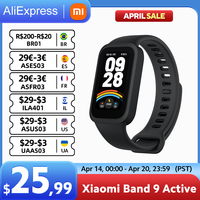 New Global Version Xiaomi Smart Band 9 Active 1.47'' TFT display 100+ watch faces sleep and health monitoring 18-day watch