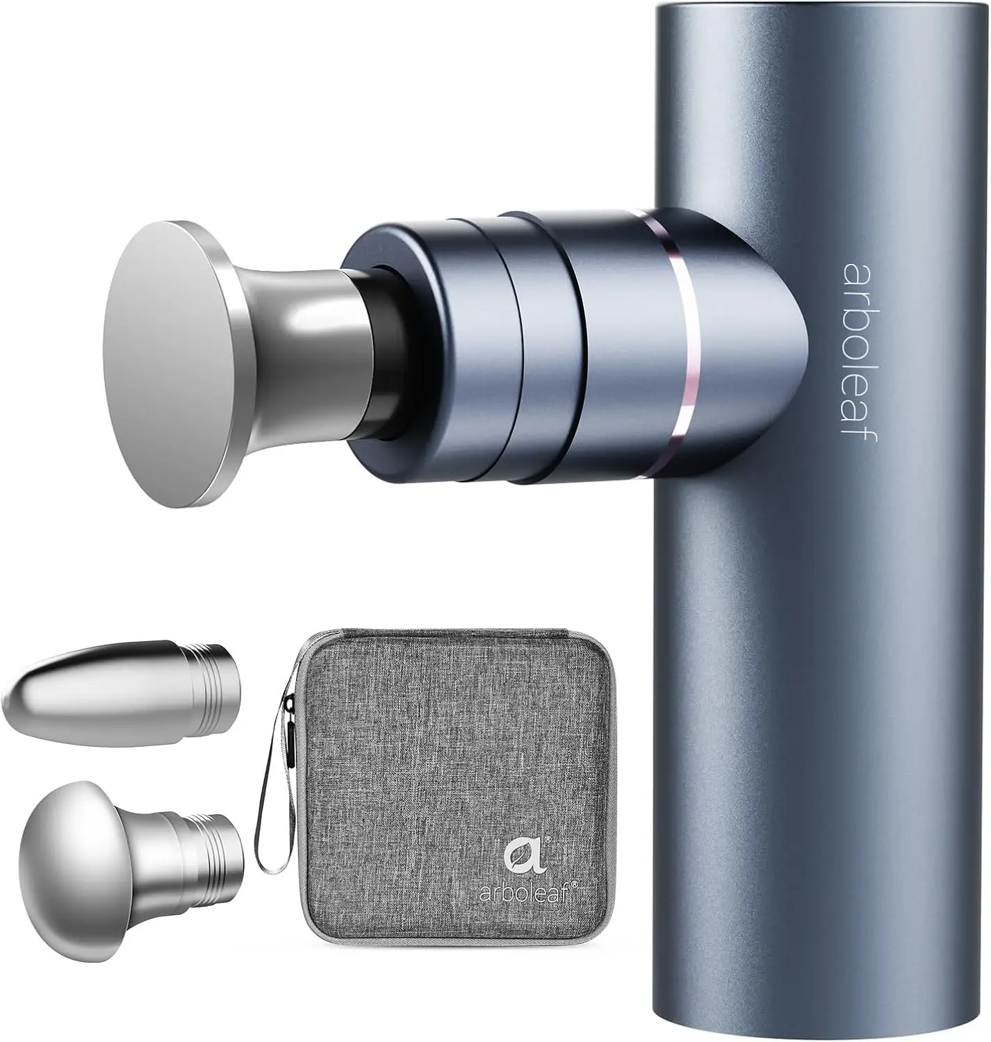 

Deep Tissue Massage Gun with Metal Heads, Portable Electric Massager for Back Pain Relief, Gifts for Athletes & Home Use