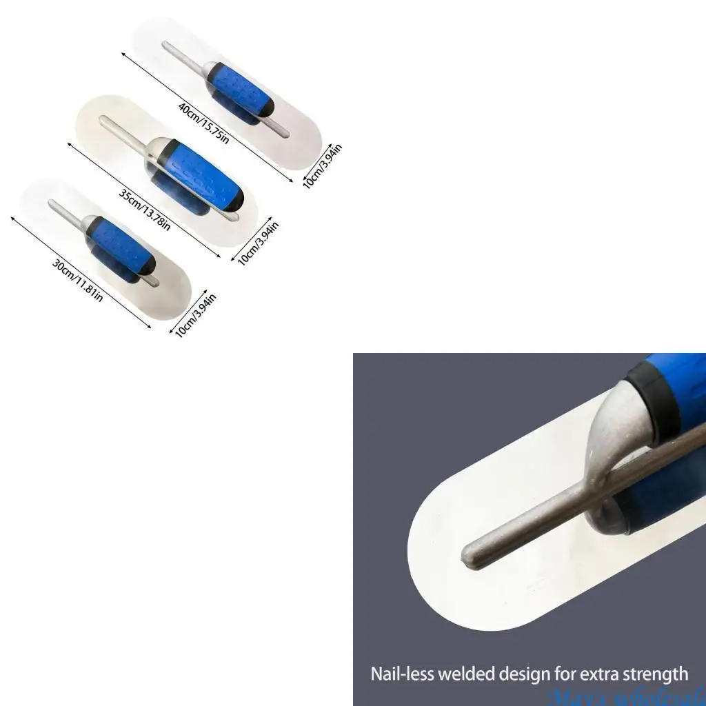 

Essential Rounded Plastering Trowel Designed For Comfortable Grip And Efficient Use Building Project Wall Finishing 448A