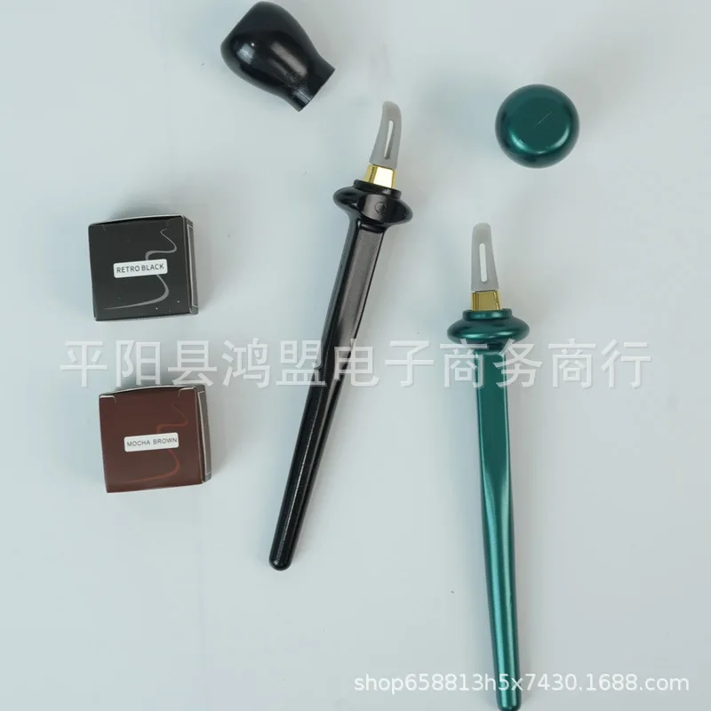 Pincel de delineador líquido de silicone, fácil ferramenta de maquiagem para os olhos sem salto, para aplicação perfeita das olhos, beleza, saúde, acessório cosmético