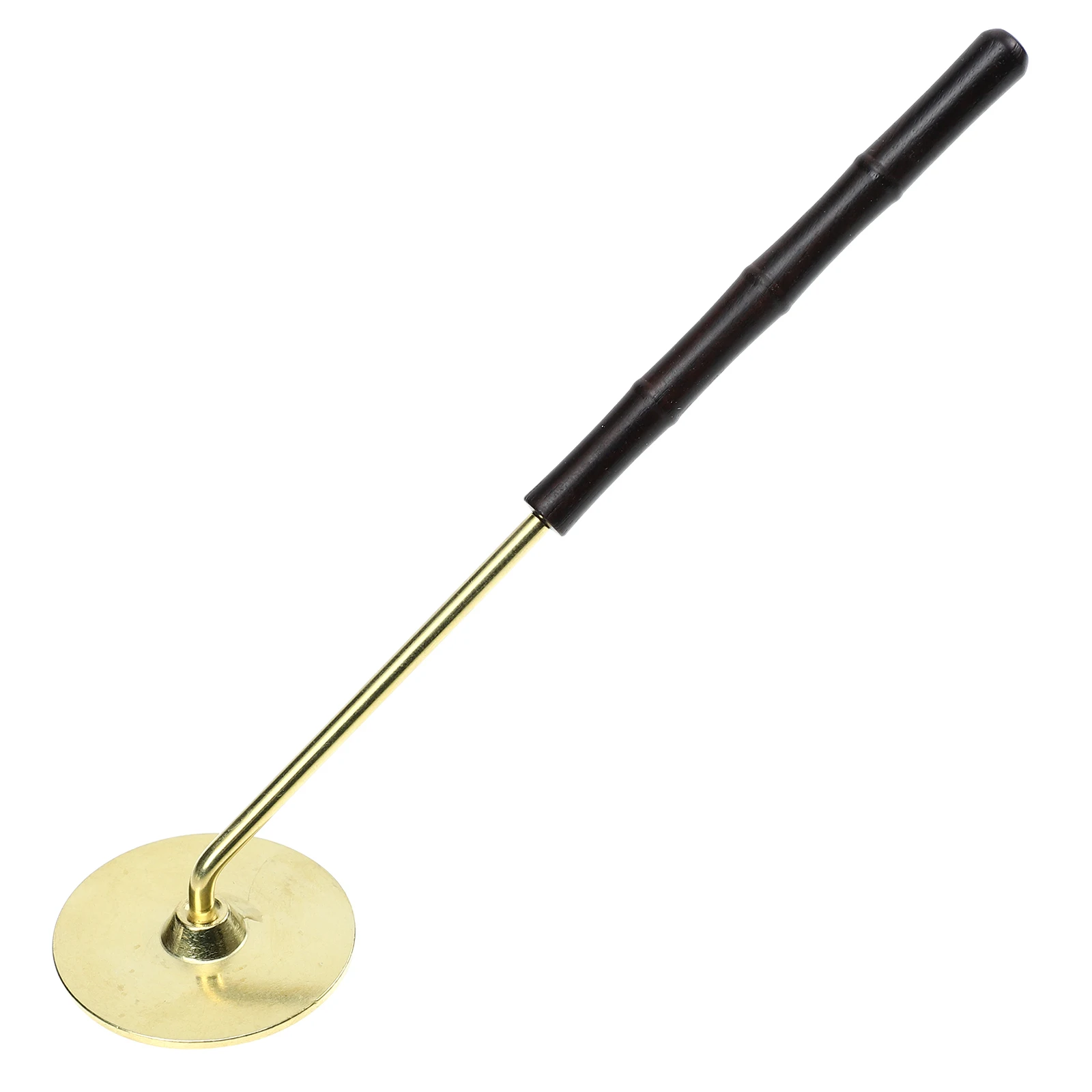 

Long H Copper Ebony Wood Incense Ash Presser Tool for Powder Incense Burner Kit Practical Size Matched