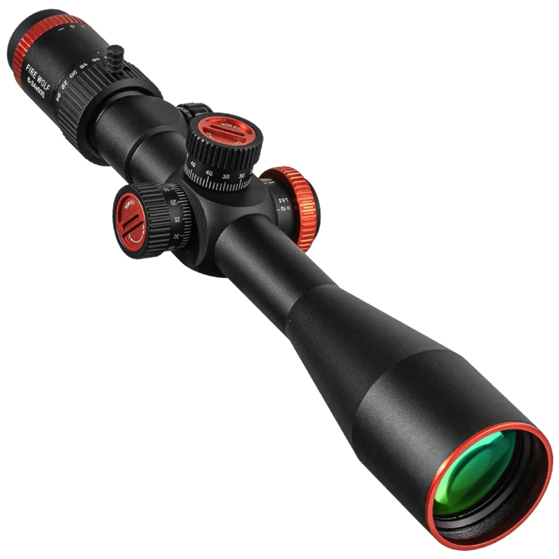 Imagem -02 - Fire Wolf-hunting Optical Rifle Sight qz 624x50 e Ffp Retículo Vermelho e Verde Acessórios de Pistola Tática